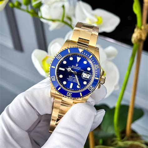 80s blue and gold submariner rolex|Rolex Submariner dial variations.